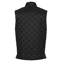 Vogue Tyre Vintage Diamond Quilted Vest - Black