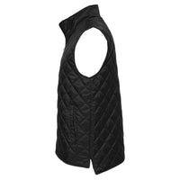 Vogue Tyre Vintage Diamond Quilted Vest - Black