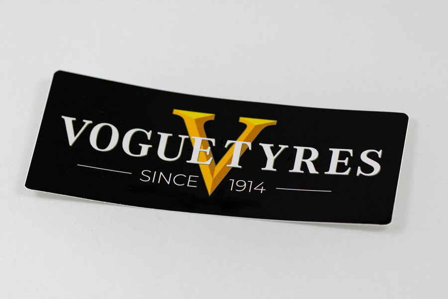 Vogue Tyre Sticker 3 Pack - Black