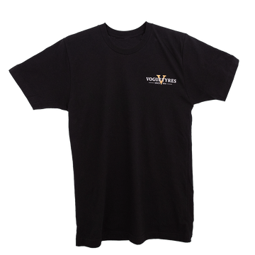 Men's Short Sleeve Fine Jersey Black T-Shirt